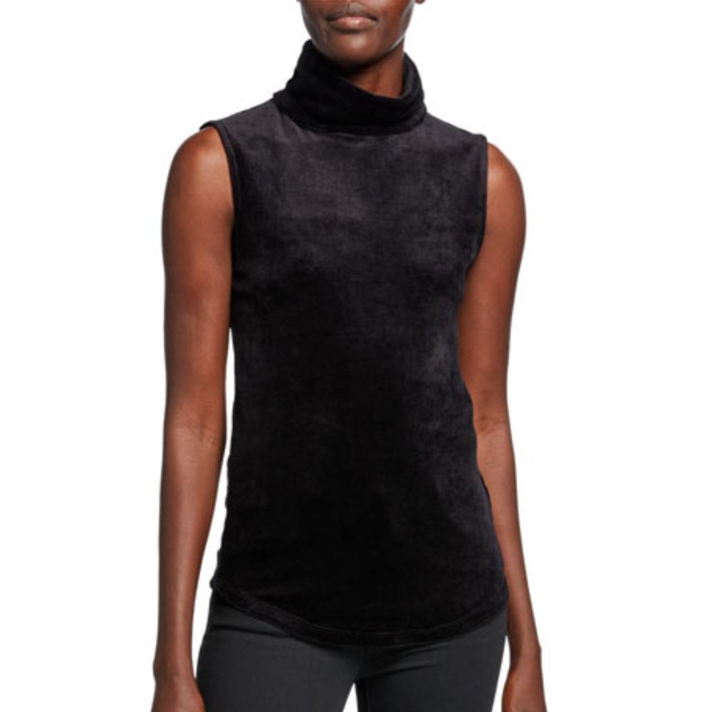 NWT Deluxe Cashmere silk Velour Tank Teeshirt  M